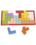 Logička drvena igra Tooky Toy - Tetris - 1t