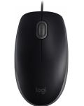 Miš Logitech B110 Silent - optički, crni - 2t