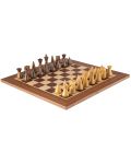 Luksuzni šah Manopoulos - modernistički, orah, 40 x 40 cm - 3t