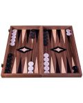 Backgammon Manopoulos - Od prirodnog furnira oraha, 48 x 25 cm - 1t