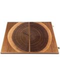 Luksuzni Backgammon od prirodnog orahovog drveta, 48 x 30 cm - 2t