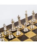 Luksuzni šah Manopoulos - Staunton, smeđi i zlatni, 44 x 44 cm - 4t