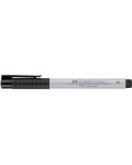 Marker s kistom Faber-Castell Pitt Artist - Hladno sivi I (230) - 2t