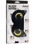 Maska za spavanje I-Total Cats- Crna - 4t