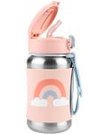 Metalna boca Skip Hop Spark Style - Rainbow, 350 ml - 2t