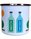 Metalna šalica Jež Art & Design - Cloud Storage, 330 ml - 2t