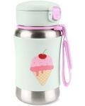 Metalna boca Skip Hop Spark Style - Ice Cream, 350 ml - 1t