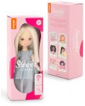 Mekana lutka Orange Toys Sweet Sisters - Mia u svijetloplavoj haljini, 32 cm - 2t