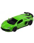 Metalni auto Metal Speed Zone - Lamborhini Aventador Svj, 1:43, asortiman - 2t