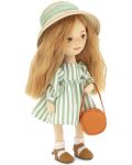 Mekana lutka Orange Toys Sweet Sisters - Sunny u kariranoj haljini, 32 cm - 2t
