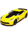 Metalni auto Welly - Chevrolet Corvette Z06, 1:24, žuti - 1t