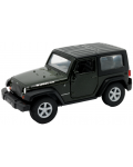 Metalni auto Welly - Jeep Wrangler Rubicon, 1:34, crni - 1t