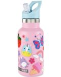 Metalna boca Skip Hop - Pink, 380 ml - 2t