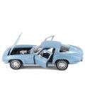 Metalni auto Welly - Chevrolet Corvette, 1:24, plavi - 2t