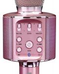 Mikrofon Lenco - BMC-090PK, bežični, ružičasti - 5t