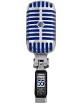 Mikrofon Shure - Super 55 Deluxe, srebrnast/plavi - 2t