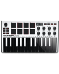 MIDI kontroler-sintisajzer Akai Professional - MPK Mini 3, bijeli - 1t