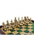 Mini luksuzni šah Manopoulos - Bizantsko Carstvo, zelena polja, 20х20 cm - 4t