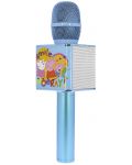 Mikrofon OTL Technologies - Peppa Pig Karaoke, plavi - 3t