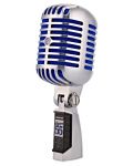 Mikrofon Shure - Super 55 Deluxe, srebrnast/plavi - 1t