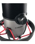 Mikrofon Cherry - UM 6.0 Advanced, srebrno/crni - 3t