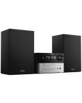Mini audio sustav Philips - TAE1105BK/00, 2.0, crno/sivi - 2t