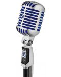 Mikrofon Shure - Super 55 Deluxe, srebrnast/plavi - 6t