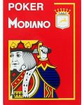 Plastične karte Modiano Jumbo Index - 4 Corner (crvene) - 1t