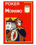 Plastične karte Modiano Jumbo Index - 4 Corner (crvene) - 5t