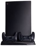 Višenamjenski stalak SteelDigi - Azure Crow, crni (PS5) - 1t