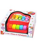 Glazbena igračka 2 u 1 PlayGo - Klavir i ksilofon - 2t
