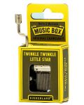 Glazbena kutija s ručicom Kikkerland - Twinkle, twinkle little star - 1t