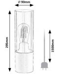 Stolna svjetiljka Rabalux - Ronno 74050, IP 20, E27, 1 x 25 W, crna - 6t