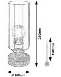 Stolna svjetiljka Rabalux - Tanno 74120, E27, 1 x 25 W, smeđa - 5t