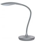 Stolna svjetiljka Rabalux Belmont, 5W, siva, s USB izlazom - 1t