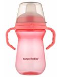 Čaša otporna na prolijevanje Canpol - 250  ml, ružičasta - 1t