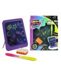 Neonska svjetleća ploča Toi Toys - S markerom i spužvicom - 3t