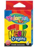 Neonske pastele Colorino Kids - 6 boja - 1t