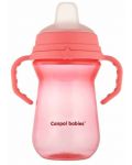Čaša otporna na prolijevanje Canpol - 250  ml, ružičasta - 2t
