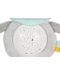 Noćna lampa i reflektor Moni Toys - Snuggly, Raccoon - 4t