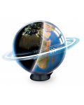 Edukativna igračka Buki France - Svjetleći rotirajući globus 2 u 1, 20 cm - 2t