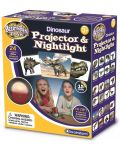 Didaktička igračka Brainstorm - Projektor i noćna lampa, dinosaur - 1t