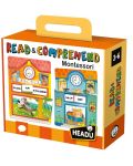 Edukativna igra Montessori Headu - Pročitajte i saznajte - 1t