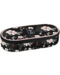 Okrugla pernica Ars Una Flowery Black - 1t