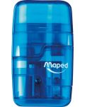 Gumica-šiljilo Maped Connect - Тransparent, plava - 1t