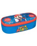 Ovalna školska pernica Panini Super Mario - Blue - 1t