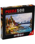 Puzzle Anatolian od 500 dijelova - Koliba u planini, James Lee - 1t
