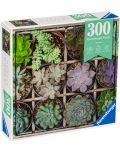 Slagalica Ravensburger od 300 dijelova - Zeleni cvjetovi - 1t