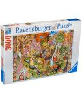 Slagalica Ravensburger od 3000 dijelova - Vrt Sunčevih znakova - 1t