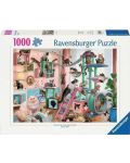 Slagalica Ravensburger od 1000 dijelova - Rajsko mačje stablo - 1t